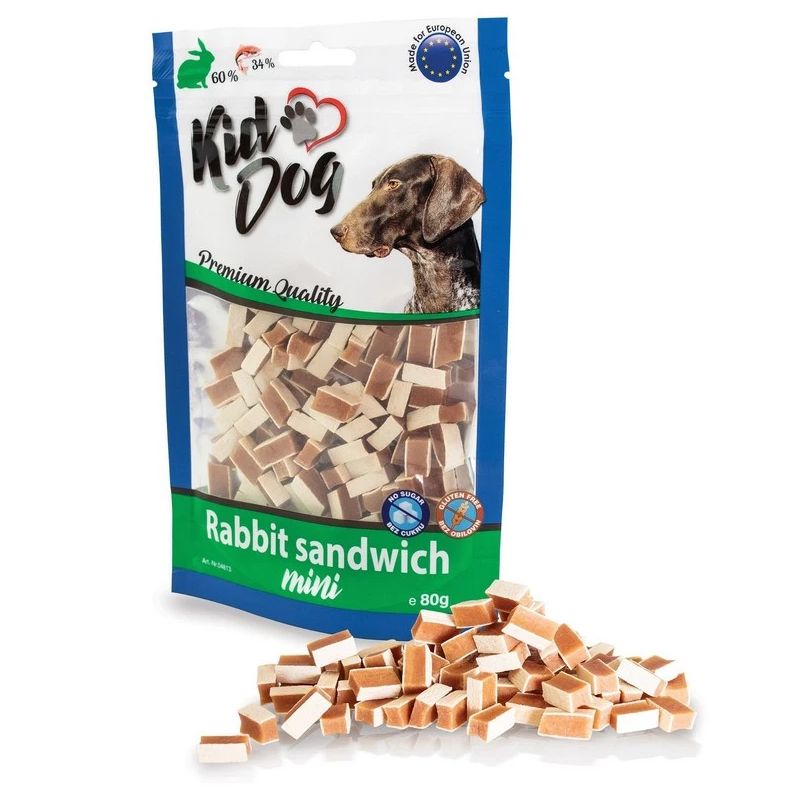 Kid Dog Mini sendvič od kunića 80 g