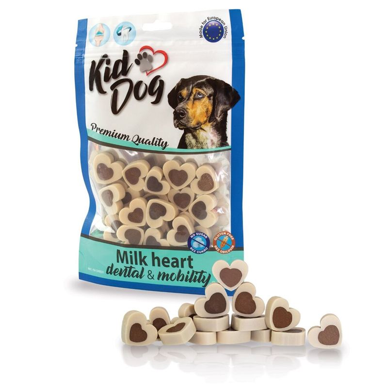 Kid Dog Dental Milk Hearts 80 g
