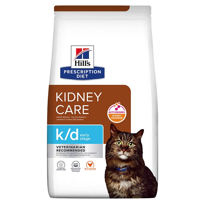 Hill's Prescription Diet k/d Early Stage Njega bubrega suho krmivo za mačke 3 kg