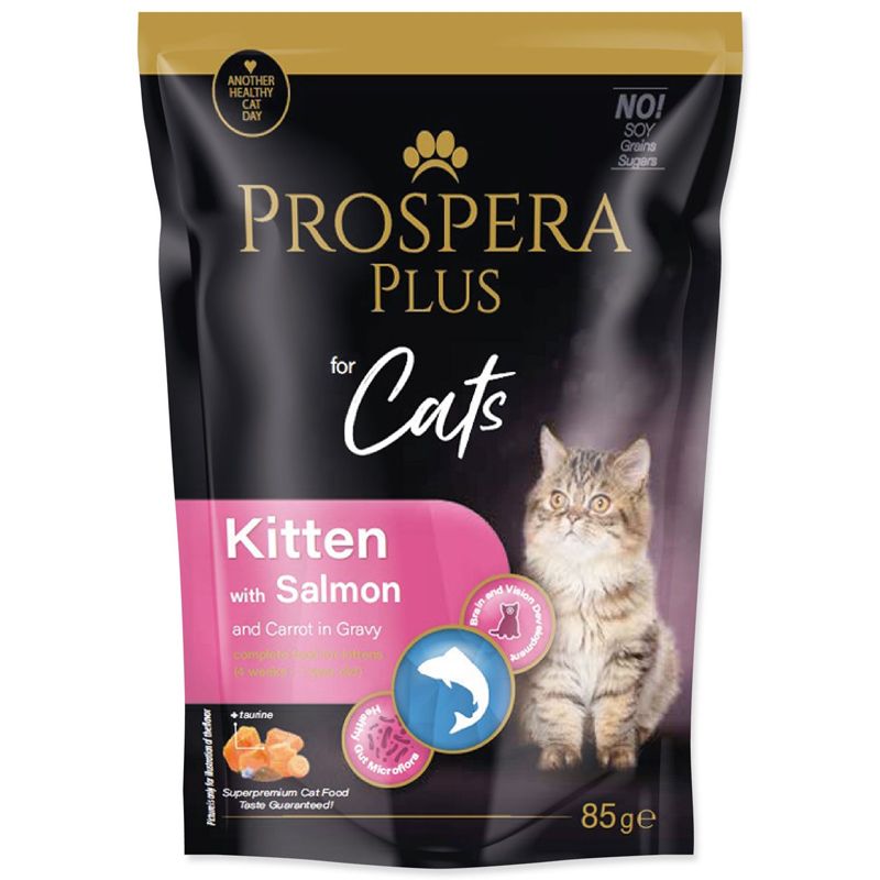 Prospera Plus Kitten Salmon & Carrot konzerva 85 g