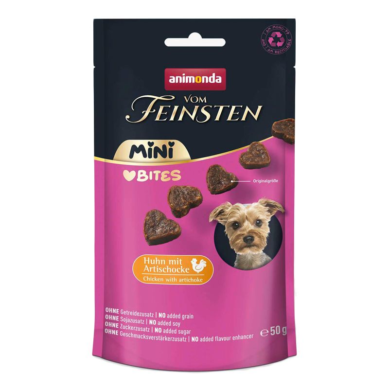 Animonda Vom Feinsten Mini Bites piletina & artičoke 50 g