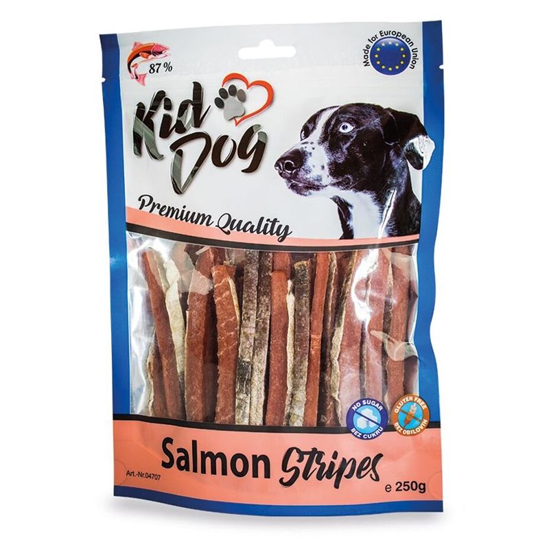 Kid Dog Lososovi trakovi 250 g