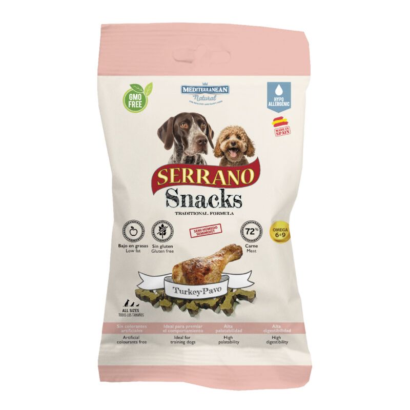 MEDITERRANEAN NATURAL Serrano Snacks Puretina 100 g