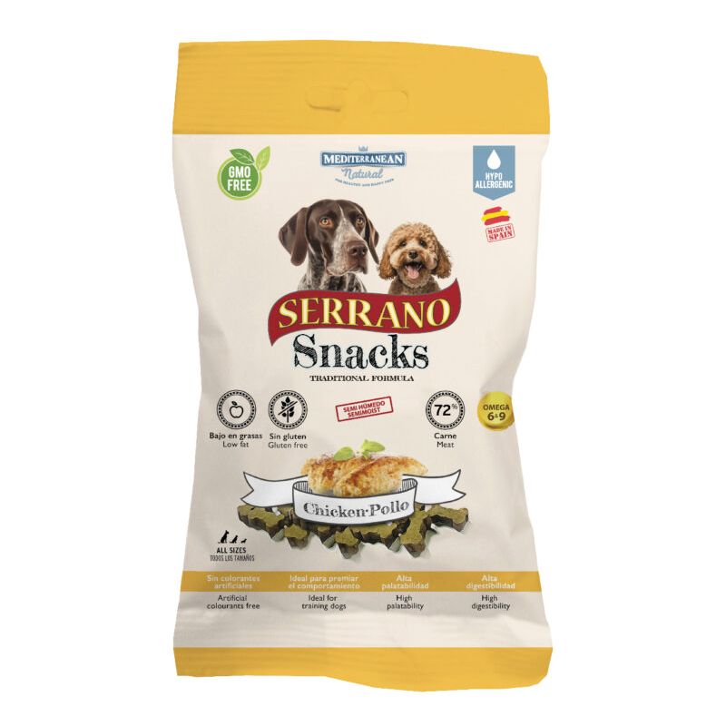 MEDITERRANEAN NATURAL Serrano Snacks Piletina 100 g
