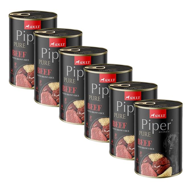 Konzerva Piper Pure govedina i smeđa riža 6 x 400 g