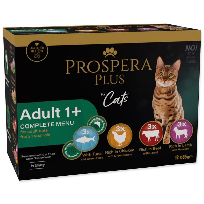 Prospera Plus Adult 1+ konzerva 12 x 85 g