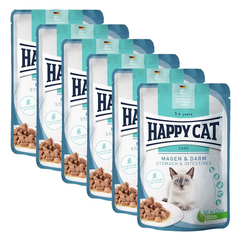 Kapsica Happy Cat Care Magen & Darm / želudac & crijeva 6 x 85 g