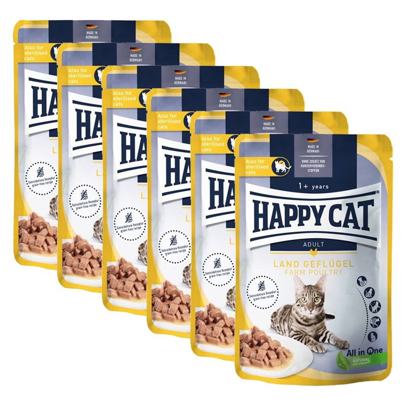Kapsica Happy Cat Culinary Land Piletina 6 x 85 g