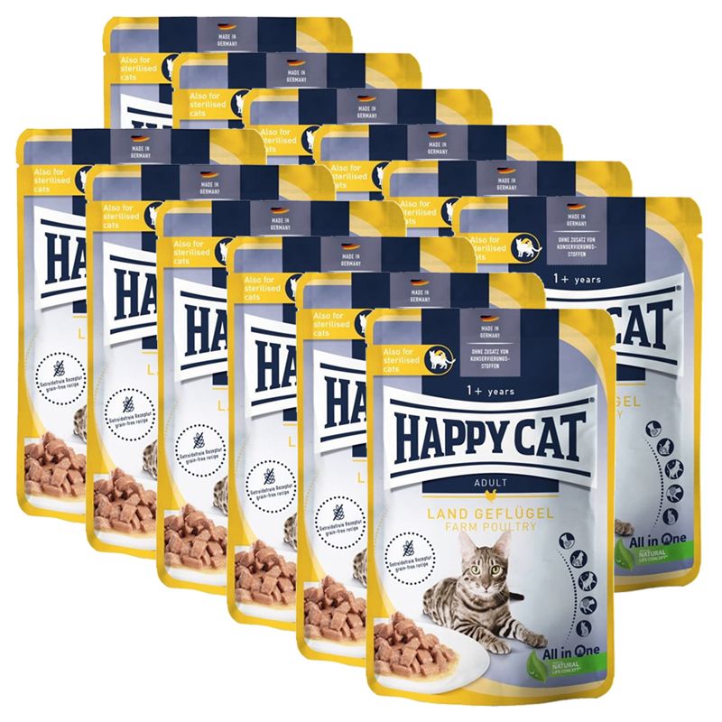 Kapsica Happy Cat Culinary Land Piletina 12 x 85 g