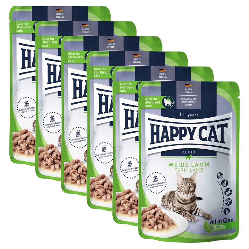 Kapsica Happy Cat Culinary Weide Lamm / janjetina 6 x 85 g
