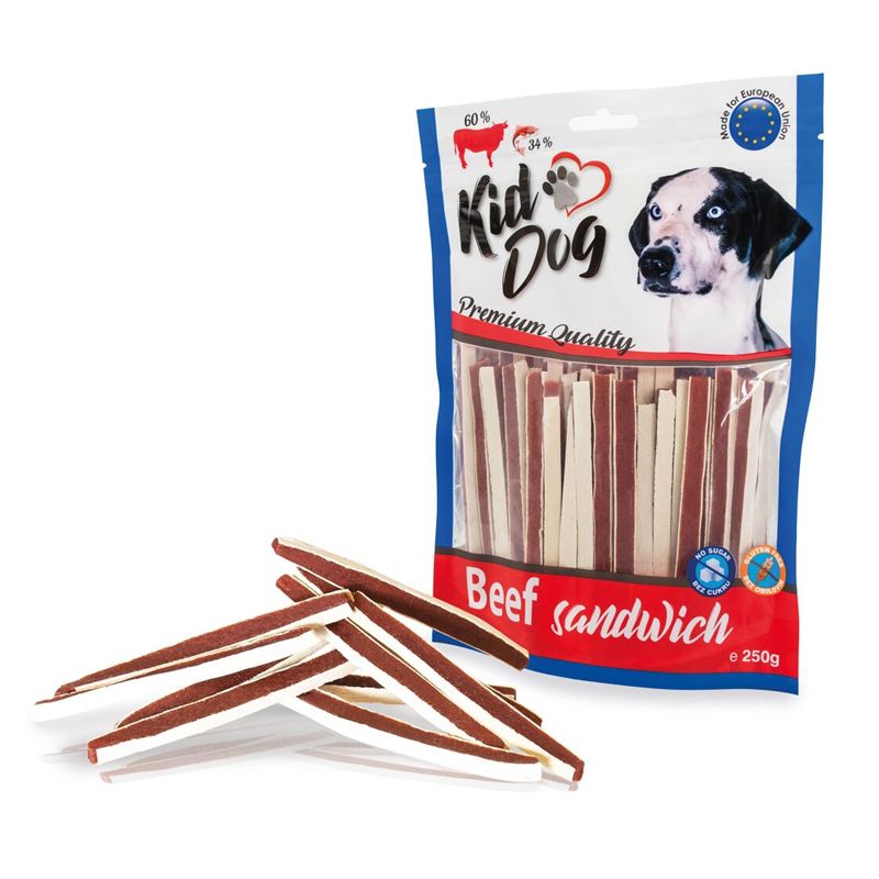 Kid Dog Goveđi sendvič s bakalarom 250 g