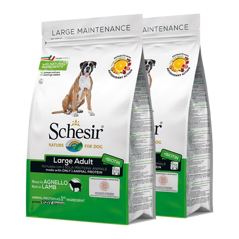 Schesir dog Large Adult - Janjetina s rižom 2 x 12 kg