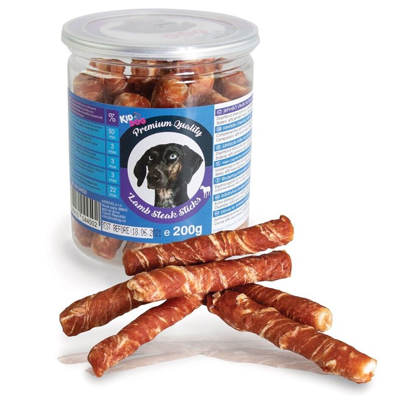 Kid Dog Premium Quality Janjetina steak na bivoj štapiću konzerva 200 g