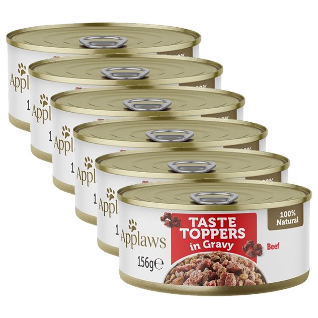 Applaws Dog Taste Toppers in Gravy pileća prsa s govedinom 6 x 156 g