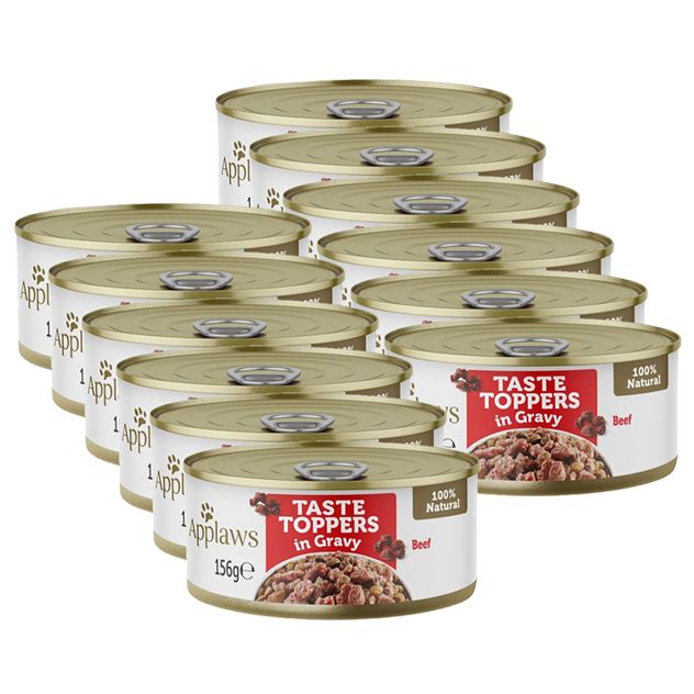 Applaws Dog Taste Toppers in Gravy pileća prsa s govedinom 12 x 156 g