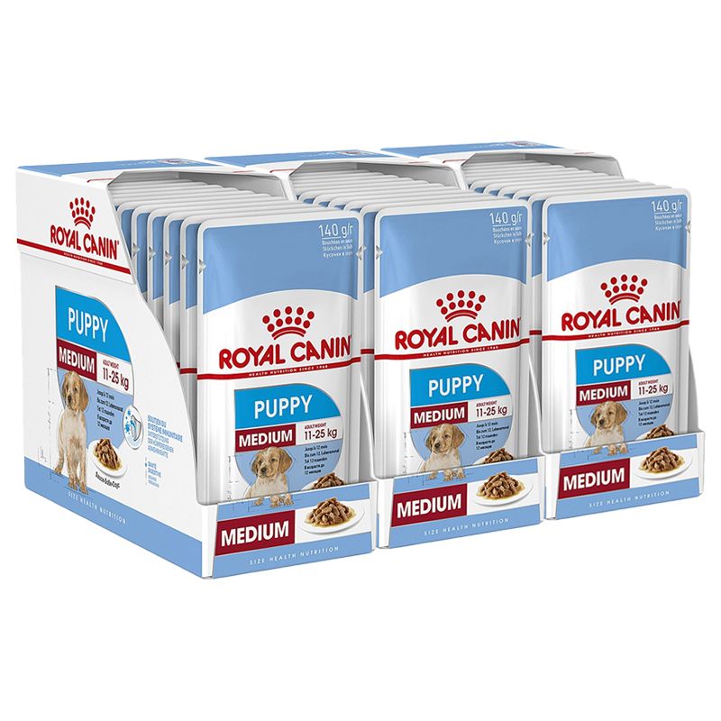 Royal Canin Medium Puppy konzerva za srednje štenad 30 x 140 g