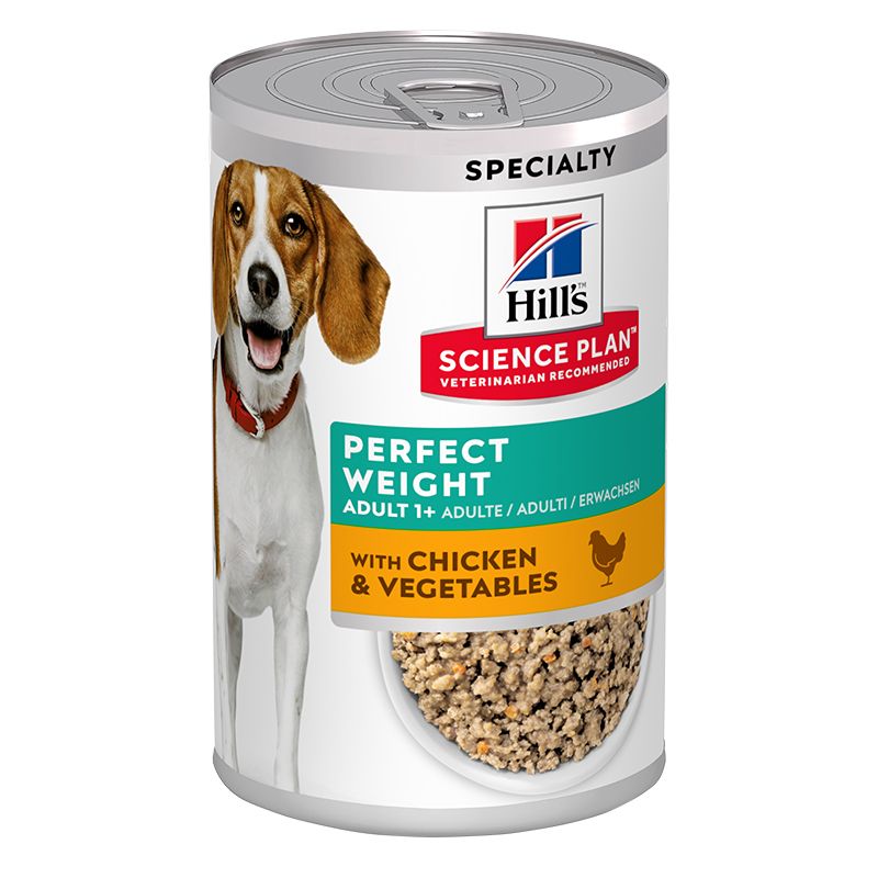 Hill's Science Plan Perfect Weight konzerva za odrasle pse s piletinom 363 g