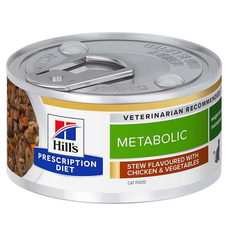 Hill's Prescription Diet Metabolic Stew regulacija tjelesne težine konzerva za mačke 82 g