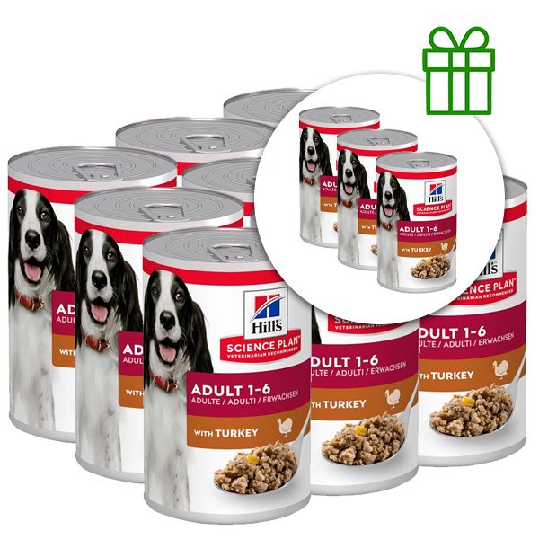 Hill's Science Plan Canine Adult Puretina 370 g, 9+3 GRATIS