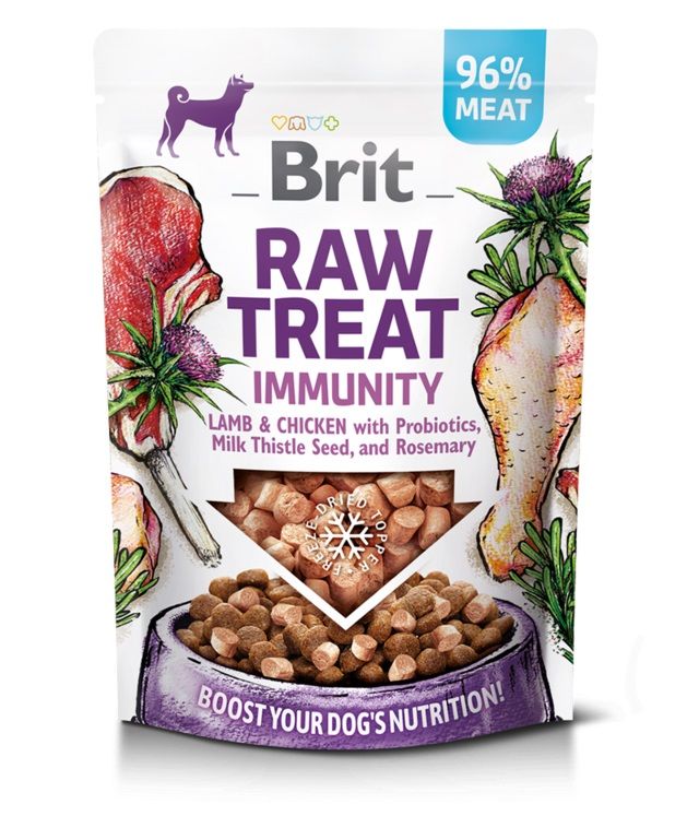Brit Raw Treat Immunity s janjetinom i piletinom 40 g