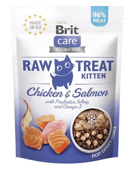Brit Raw Treat Kitten Chicken & Salmon 40 g