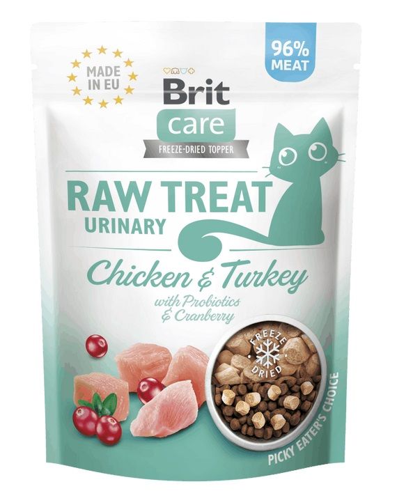 Brit Raw Treat Cat Urinary Chicken & Turkey 40 g