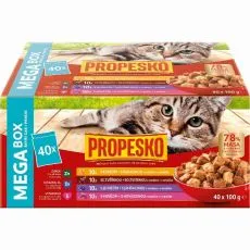Propesko Cat Adult vrećica govedina/piletina/divljač/janje u umaku 40 x 100 g