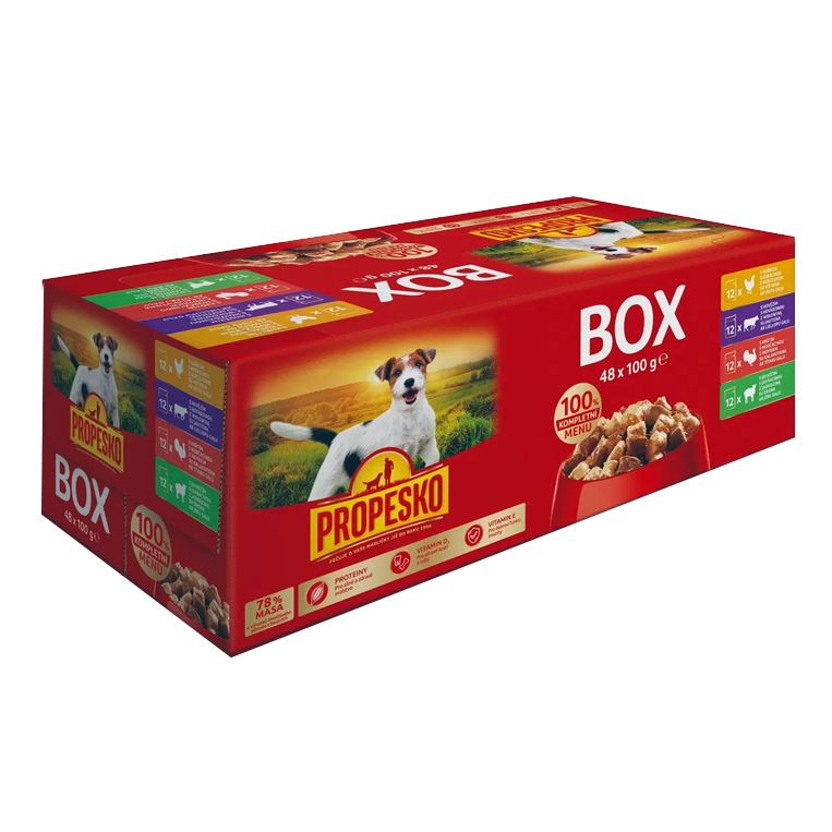 Propesko Dog vrećica GIGA BOX 48 x 100 g