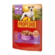 Propesko Dog vrećica govedina-zec u umaku 100 g