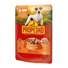 Propesko Dog vrećica piletina-govedina u umaku 100 g