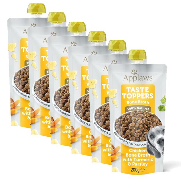 Applaws Dog Taste Toppers in Bone Broth juha od pilećih kostiju 6 x 200 g
