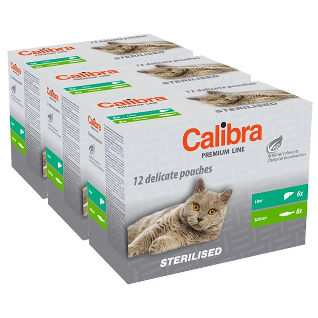 Calibra Cat konzervice Premium Steril. multipack 36 x 100 g