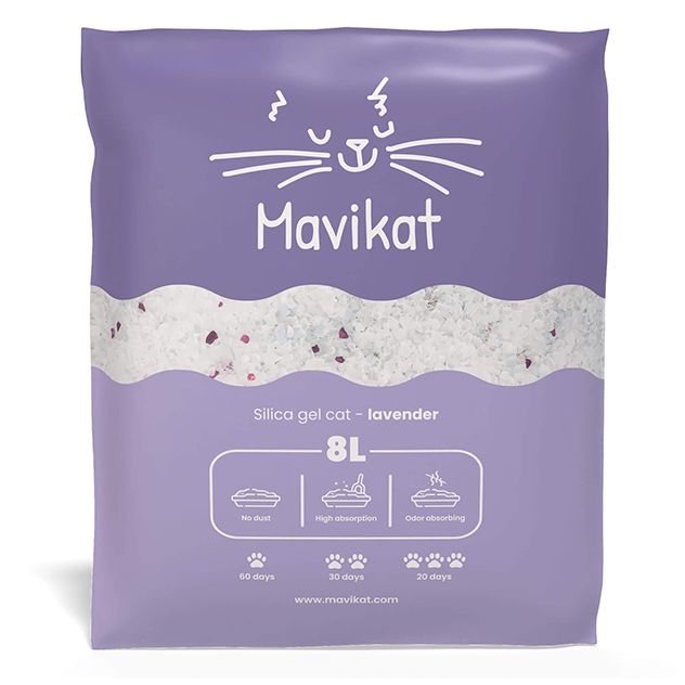 Mavikat Posip za mačke Lavanda 8L