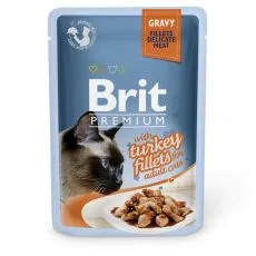 Vrećica BRIT Premium Cat Delicate Fillets in Gravy with Turkey 85 g