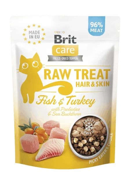 Brit Raw Treat Cat Hair & Skin 40 g