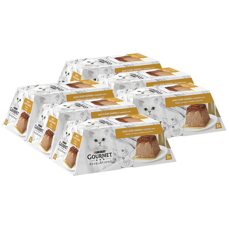GOURMET Revelations delikatna pašteta s piletinom i umakom 12 x 57 g