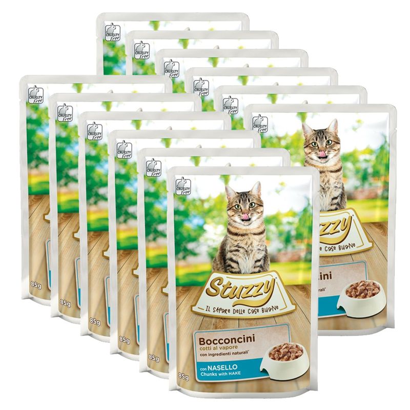 Stuzzy Cat Chunks komadi bakalara u soku 12 x 85 g