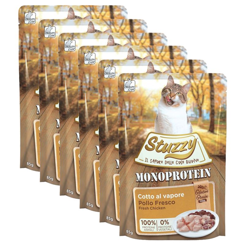 Stuzzy Cat Monoprotein GF piletina 6 x 85 g