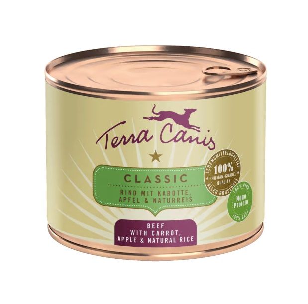 Terra Canis ﻿Beef with carrot, apple & natural rice 200 g