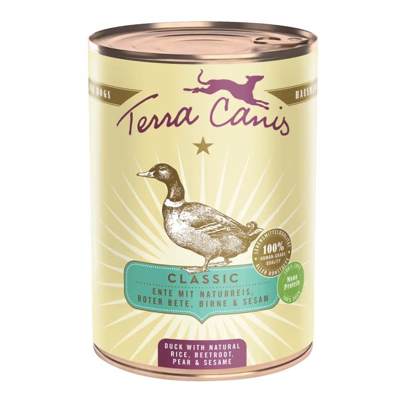 Terra Canis Duck with natural rice, beetroot, pear & sesame 400 g