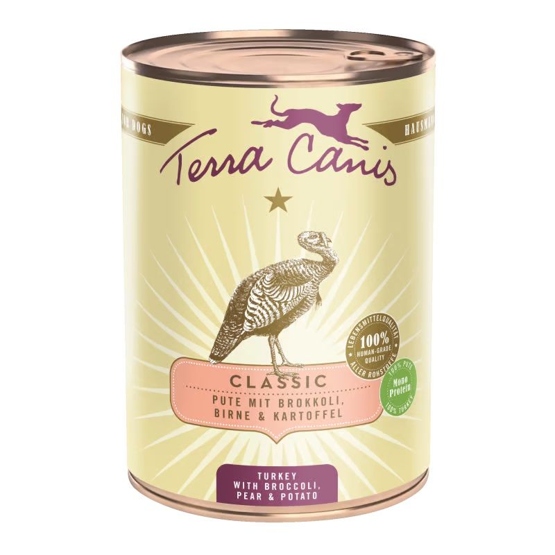 Terra Canis ﻿Turkey with broccoli, pear & potato 400 g