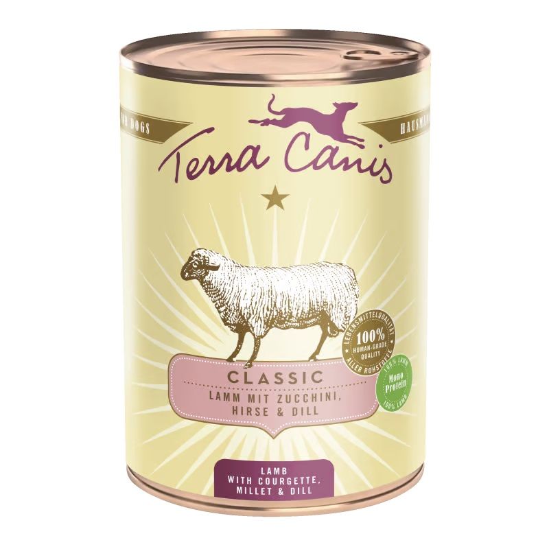 Terra Canis Lamb with courgette, millet & dill 400 g