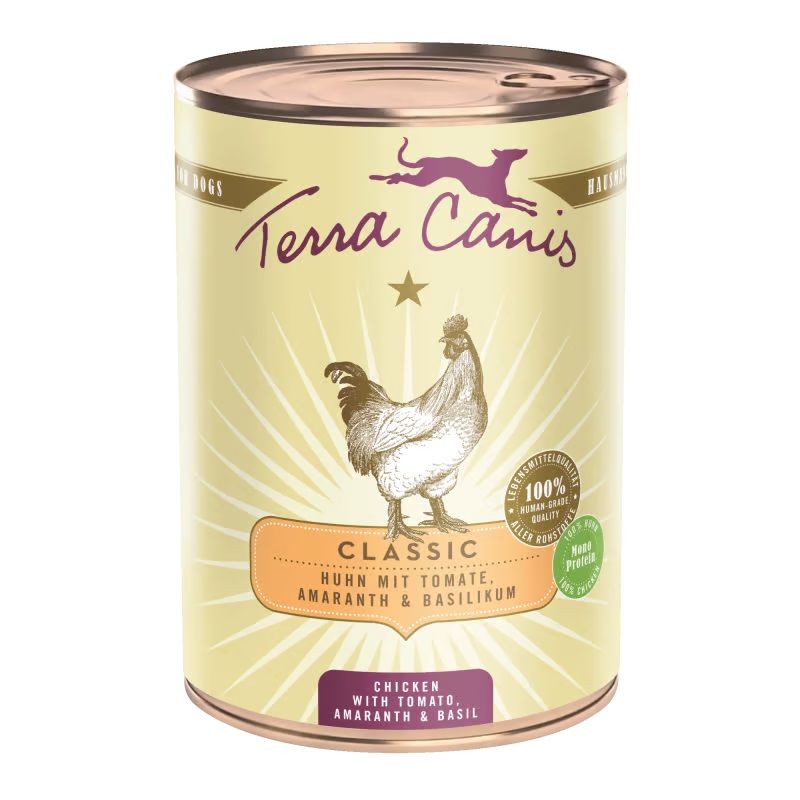 Terra Canis ﻿Chicken with tomato, amaranth & basil 400 g