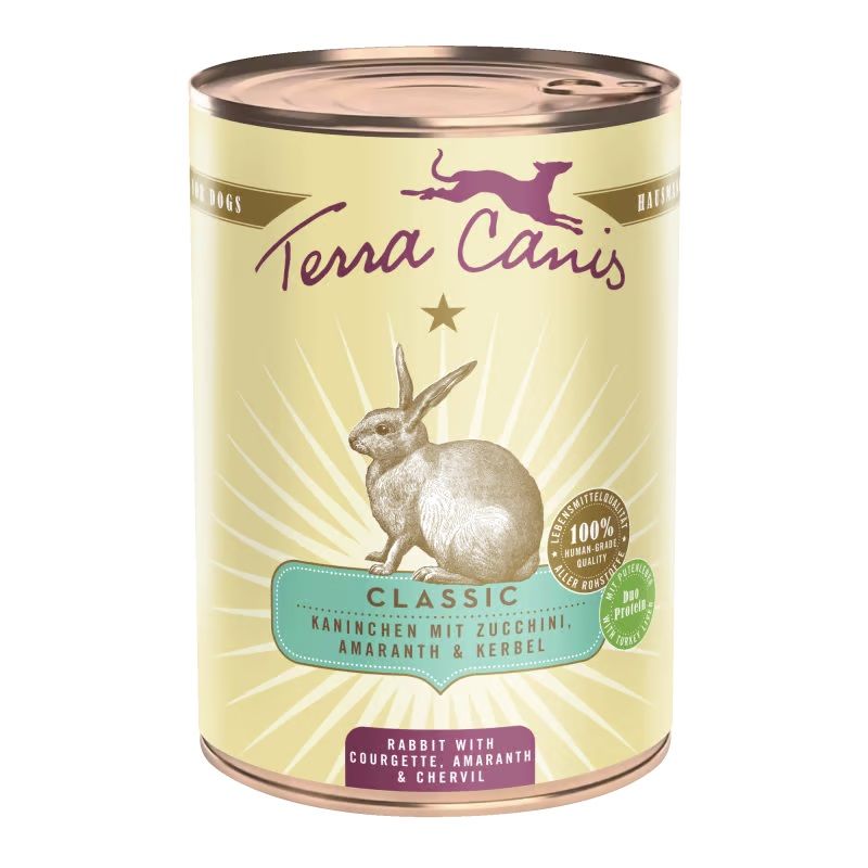 Terra Canis Rabbit with courgette, amaranth & chervil 400 g