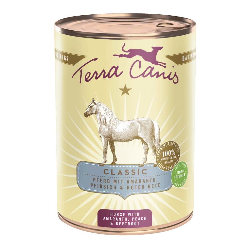 Terra Canis Horse with amaranth, peach & beetroot 400 g