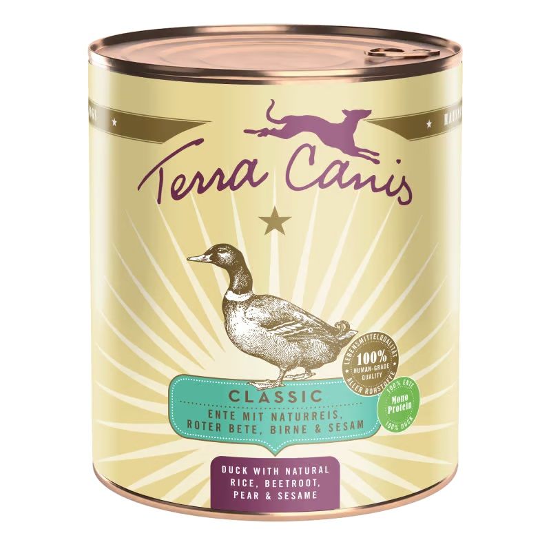 Terra Canis Duck with natural rice, beetroot, pear & sesame 800 g