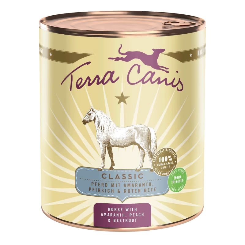 Terra Canis Horse with amaranth, peach & beetroot 800 g