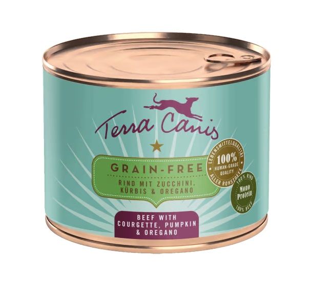 Terra Canis Grain-free ﻿Beef with courgette, pumpkin & oregano 200 g