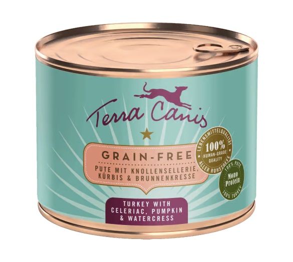 Terra Canis ﻿Grain-free Turkey with celery, pumpkin & watercress 200 g