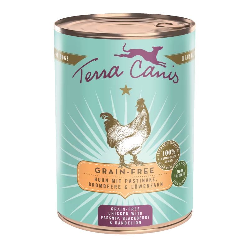 Terra Canis ﻿Grain-free Chicken with parsnip, blackberry & dandelion 400 g